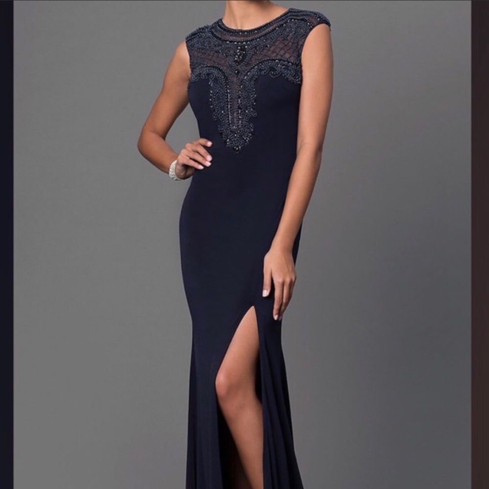Embellished Black Dress (brand new w/ tags)